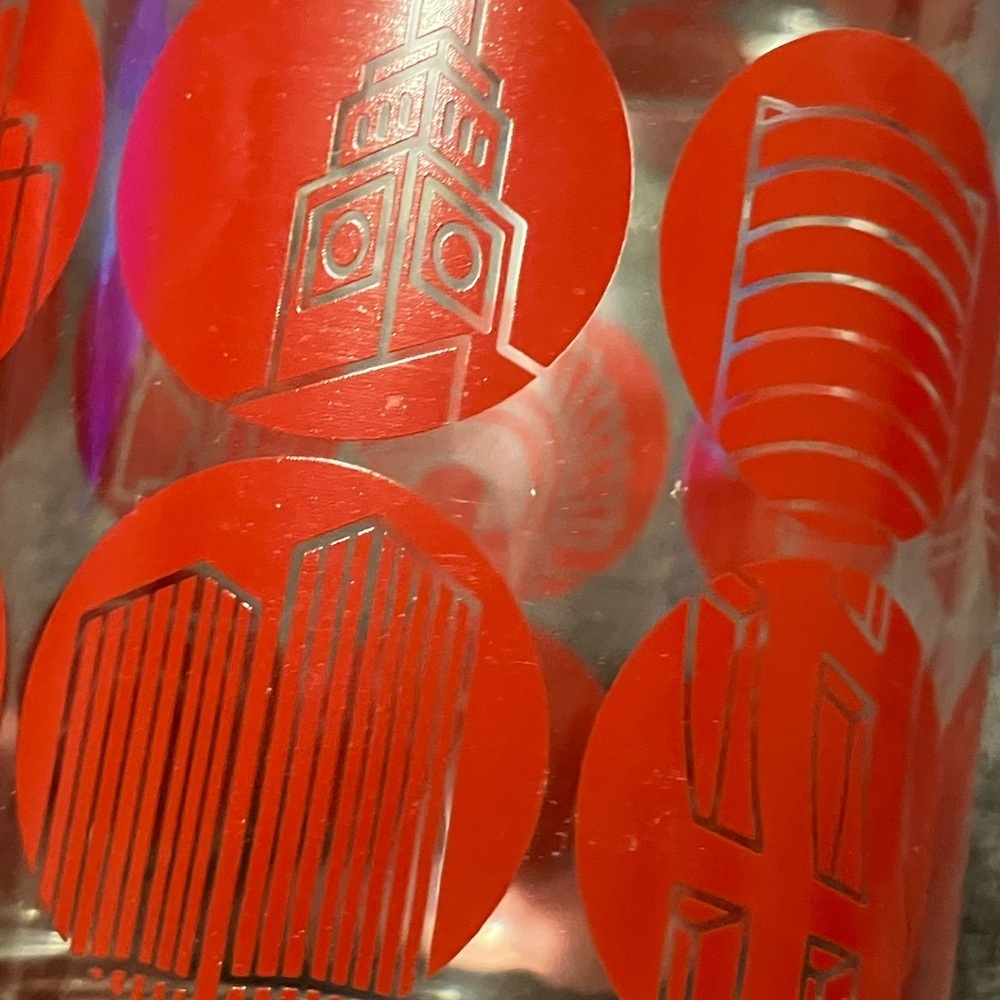 4 CHICAGO ARCHITECTURE FOUNDATION OLD FASHIONED BAR GLASSES BEVERAGE CUPS RARE - Picture 5 of 8